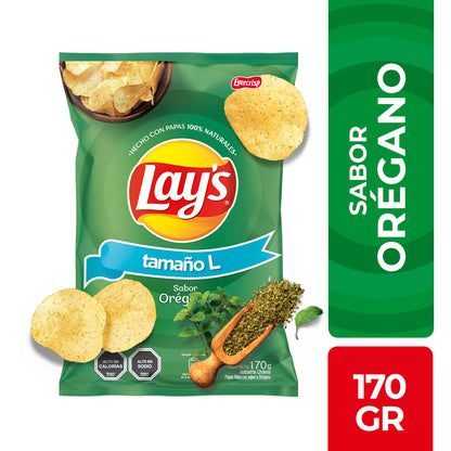 Papas Fritas Lays Mediterraneas Oregano